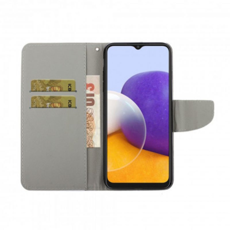 Flip Case voor Samsung Galaxy A22 5G Magische Fee