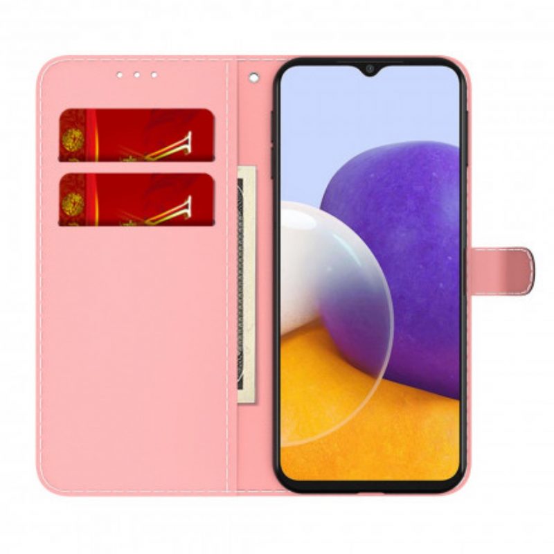 Folio-hoesje voor Samsung Galaxy A22 5G Abstractie