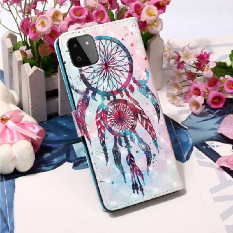 Folio-hoesje voor Samsung Galaxy A22 5G Aquarel Dromenvanger