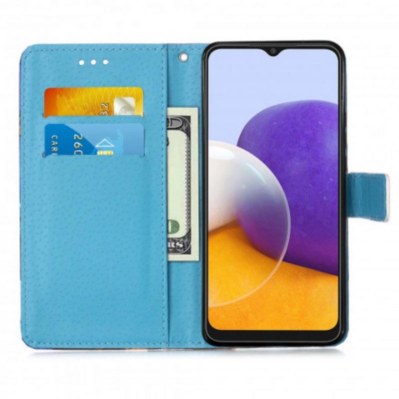 Folio-hoesje voor Samsung Galaxy A22 5G Houdt Van De Golf