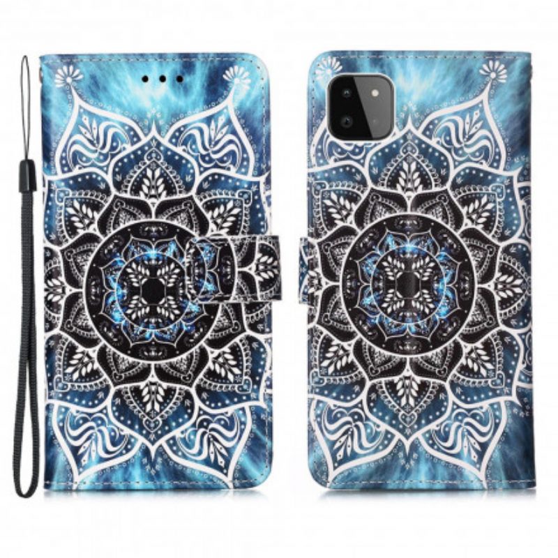 Folio-hoesje voor Samsung Galaxy A22 5G Mandala In De Lucht