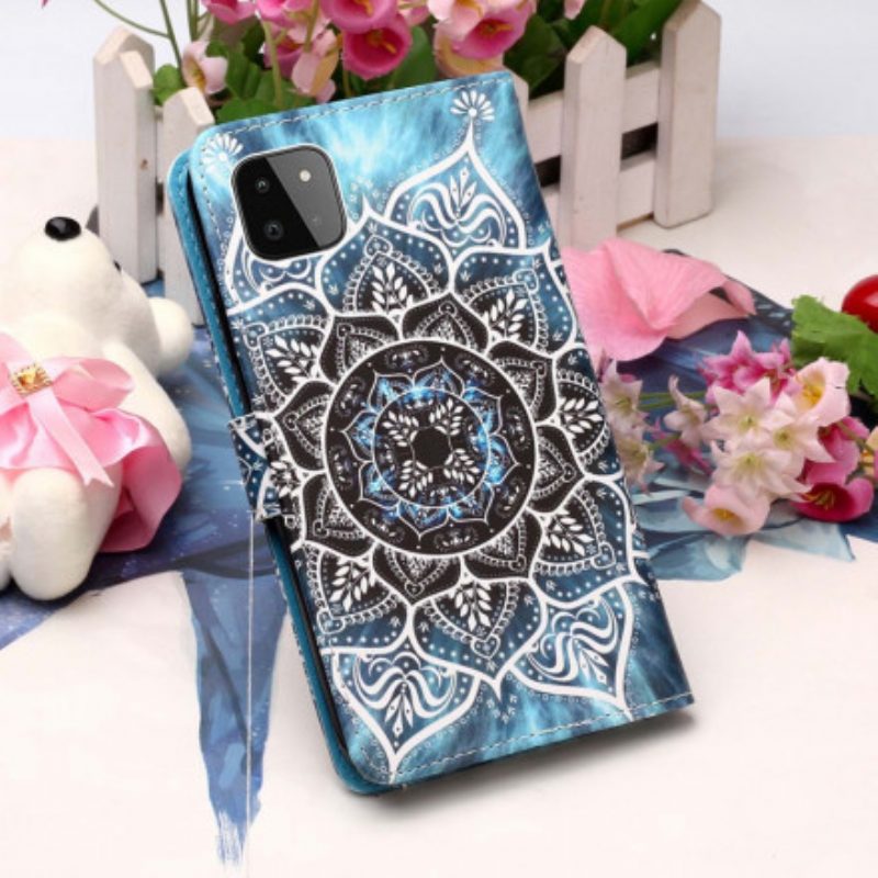 Folio-hoesje voor Samsung Galaxy A22 5G Mandala In De Lucht