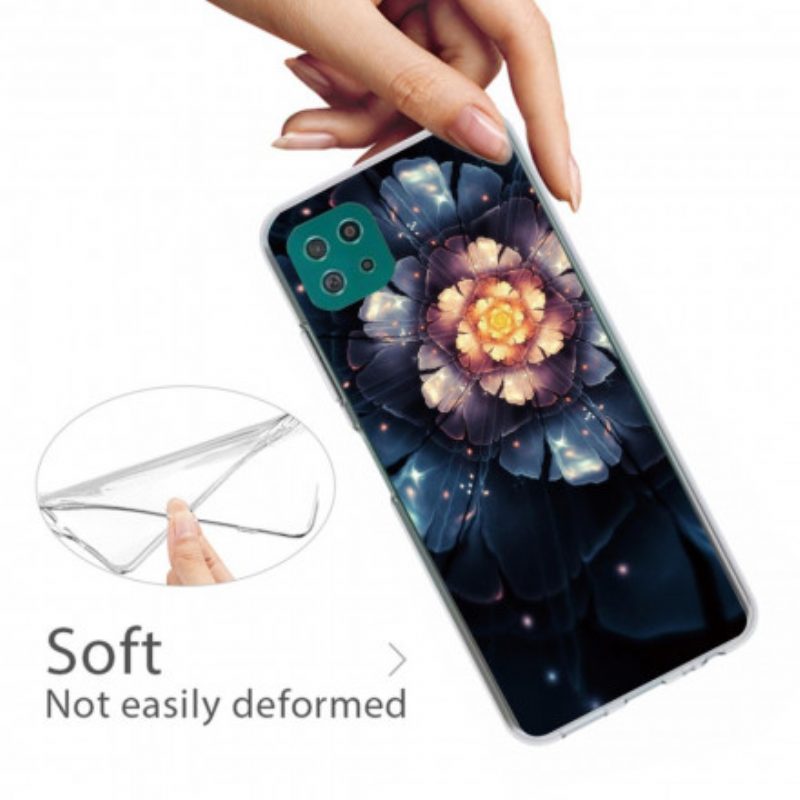 Hoesje voor Samsung Galaxy A22 5G Flexibele Bloemen