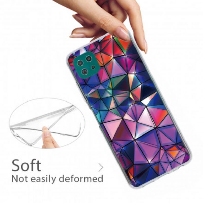 Hoesje voor Samsung Galaxy A22 5G Flexibele Geometrie