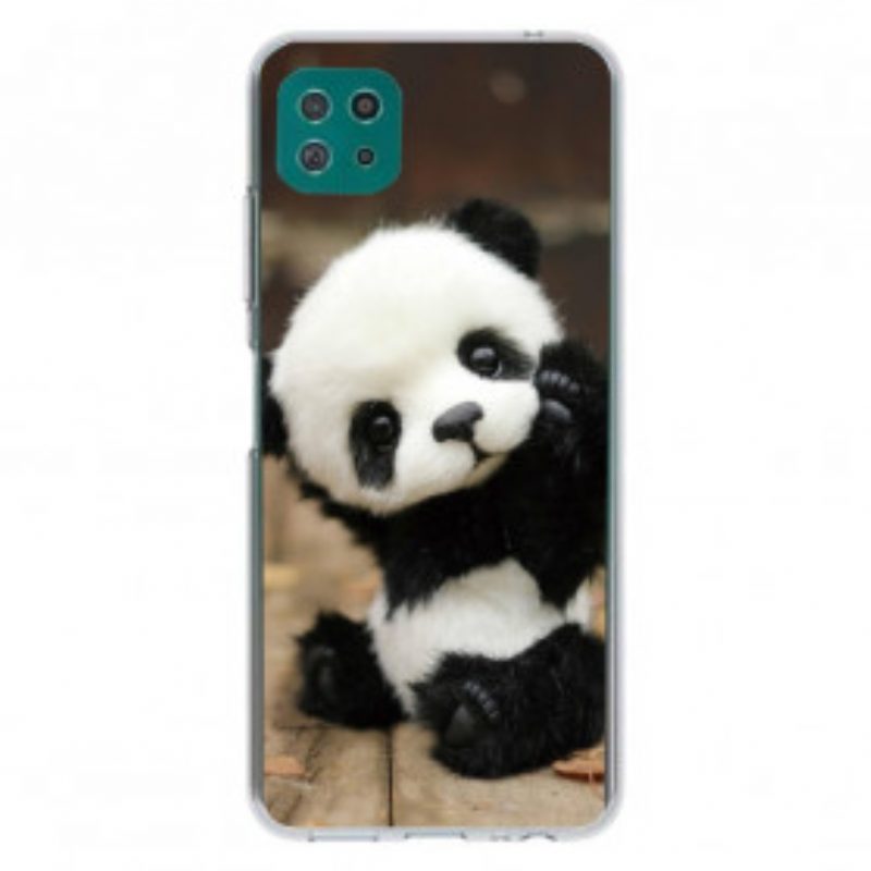 Hoesje voor Samsung Galaxy A22 5G Flexibele Panda