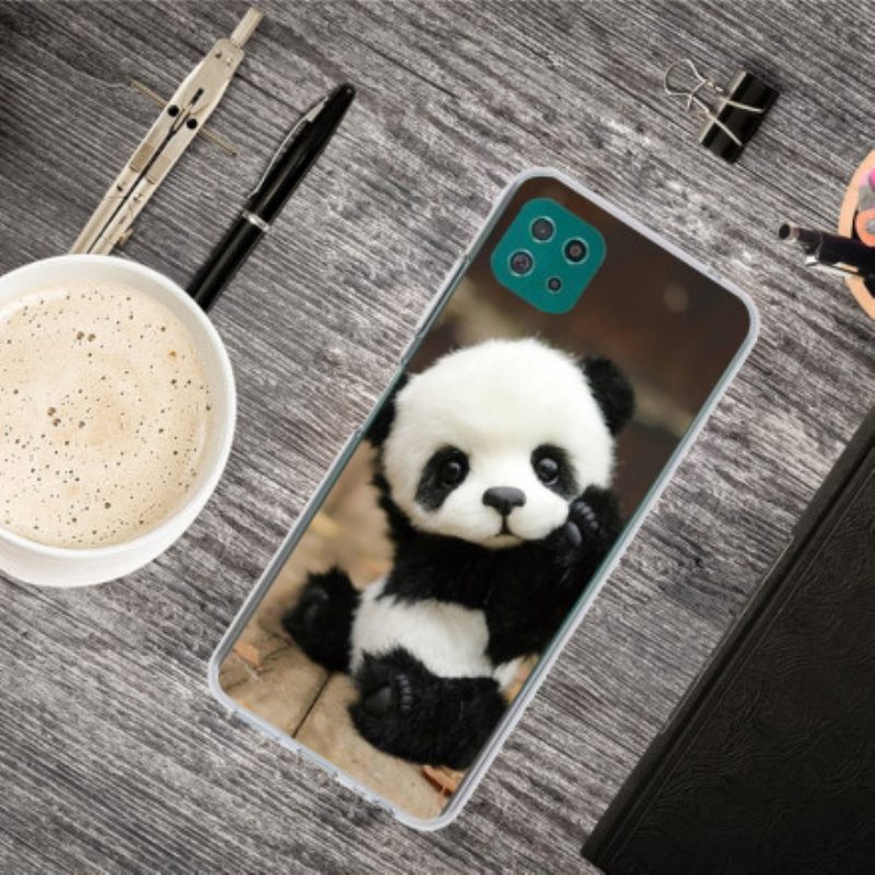 Hoesje voor Samsung Galaxy A22 5G Flexibele Panda