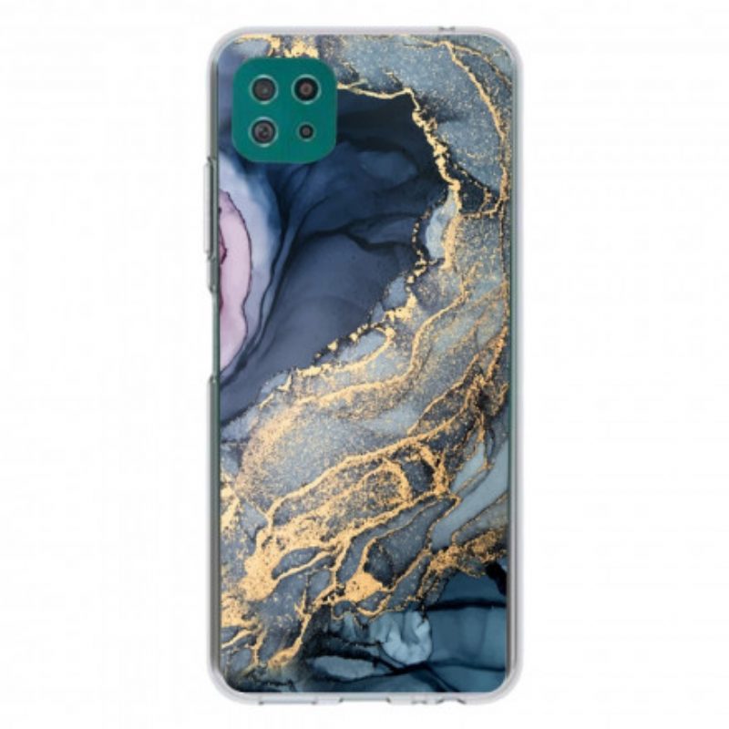 Hoesje voor Samsung Galaxy A22 5G Gekleurd Marmer