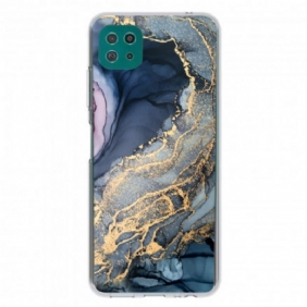 Hoesje voor Samsung Galaxy A22 5G Gekleurd Marmer