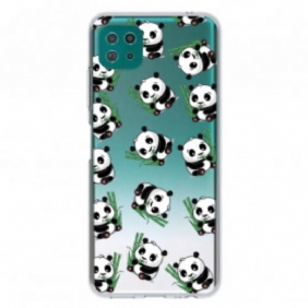 Hoesje voor Samsung Galaxy A22 5G Kleine Panda's