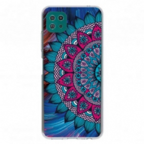 Hoesje voor Samsung Galaxy A22 5G Kleurrijke Mandala