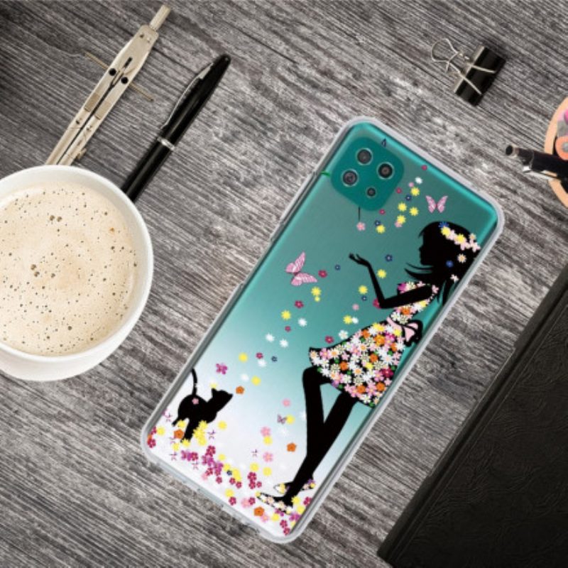 Hoesje voor Samsung Galaxy A22 5G Mooi Bloemhoofd