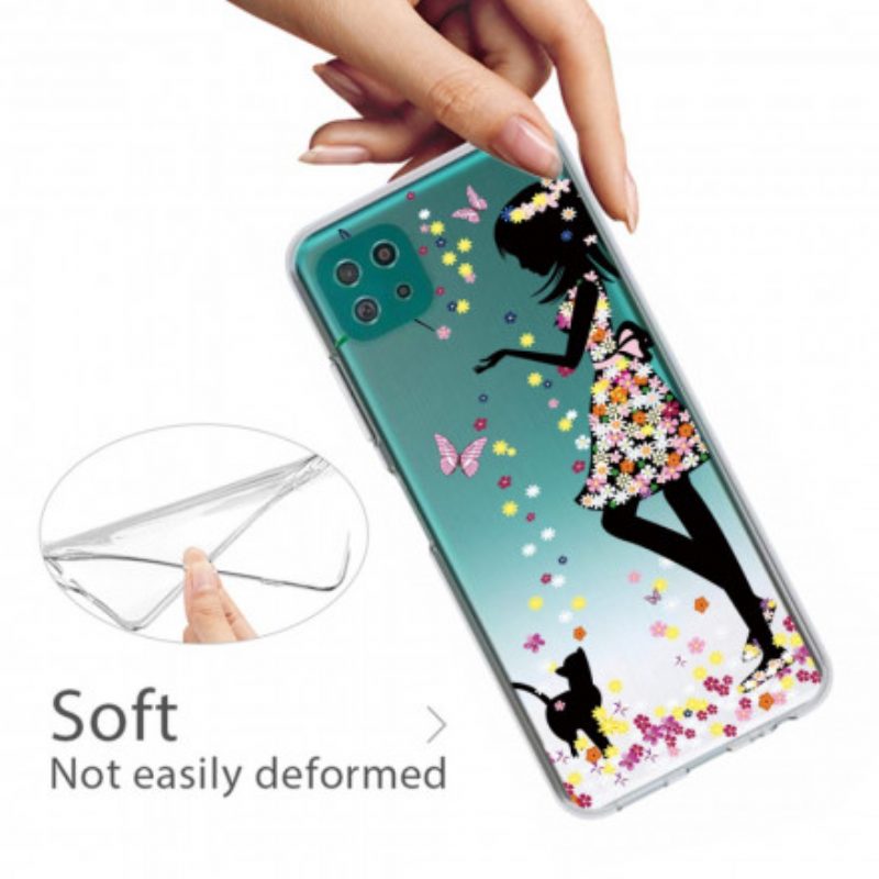 Hoesje voor Samsung Galaxy A22 5G Mooi Bloemhoofd