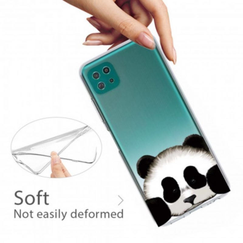 Hoesje voor Samsung Galaxy A22 5G Naadloze Panda