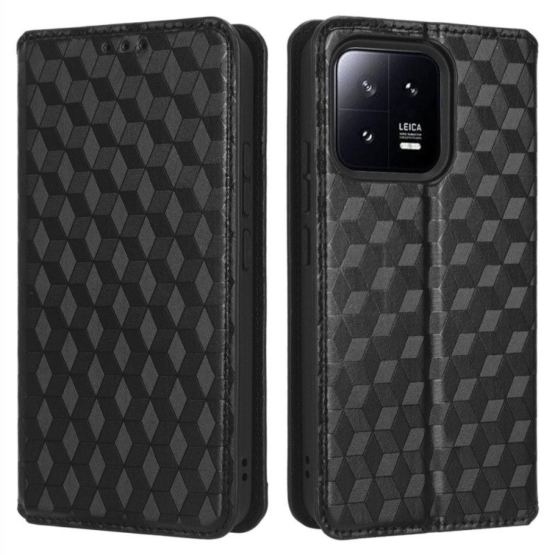 Bescherming Hoesje voor Xiaomi 13 Folio-hoesje 3d Patroon