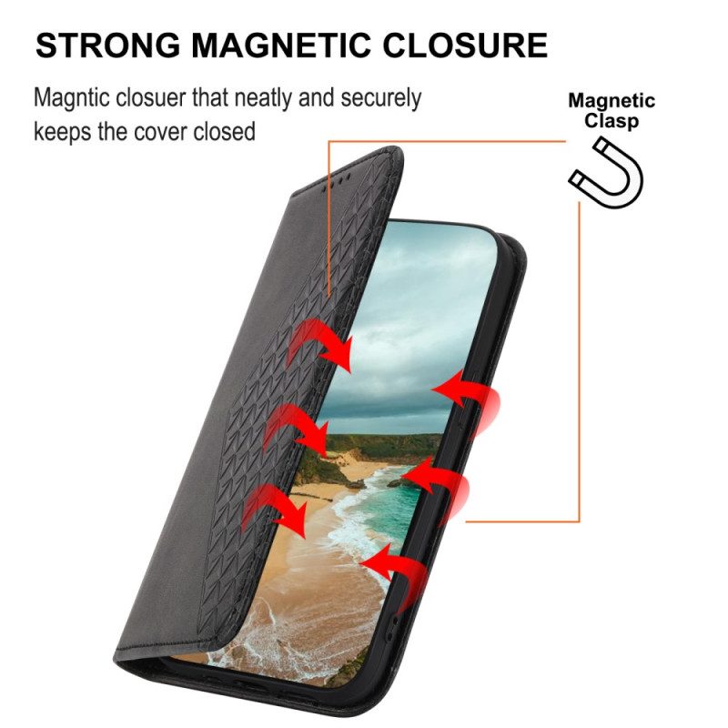 Bescherming Hoesje voor Xiaomi 13 Folio-hoesje Stijl Leer 3d-patroon