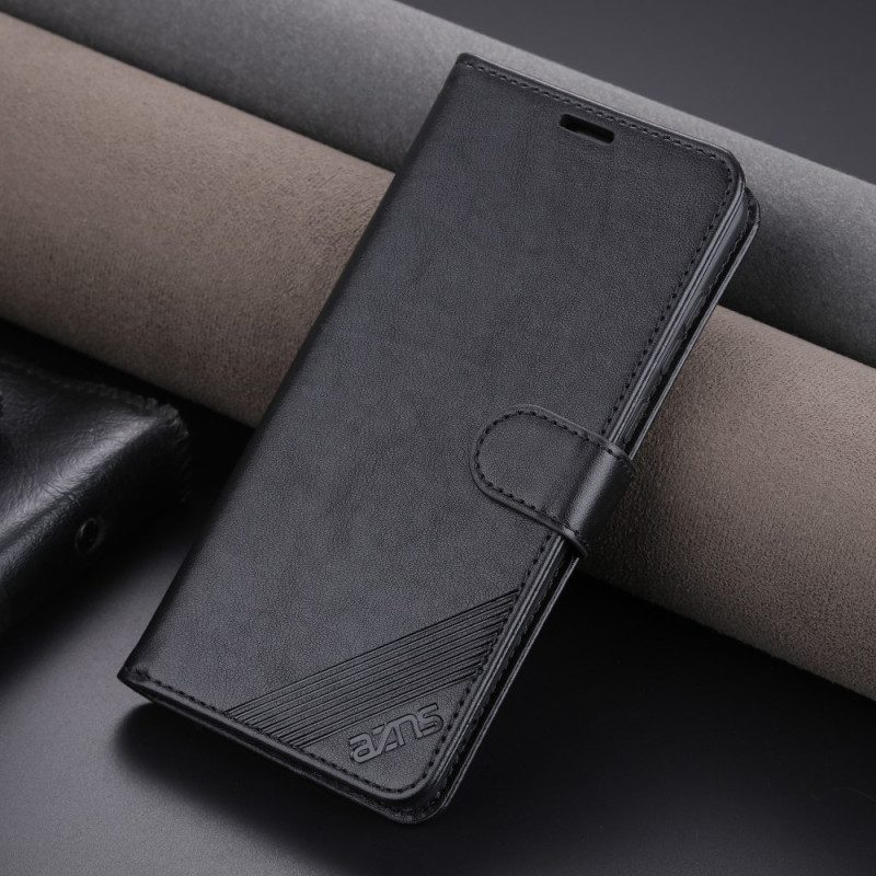 Folio-hoesje voor Xiaomi 13 Azns Ledereffect