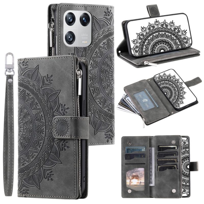 Leren Hoesje voor Xiaomi 13 Portemonnee Leren Mandala-portemonnee