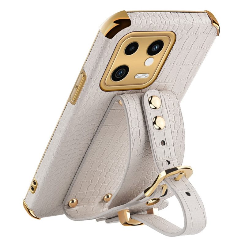 Telefoonhoesje voor Xiaomi 13 Croco Band