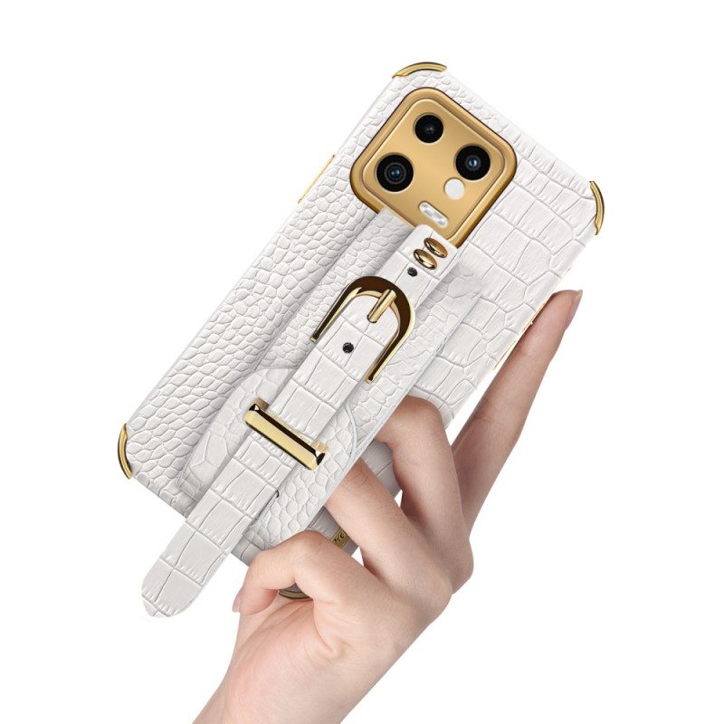 Telefoonhoesje voor Xiaomi 13 Croco Band