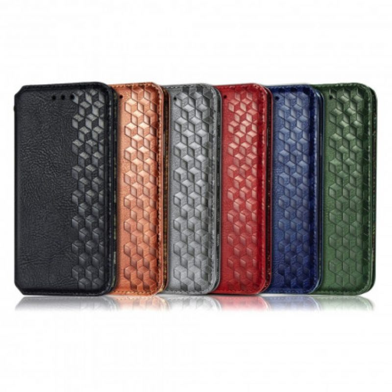 Bescherming Hoesje voor OnePlus Nord CE 5G Folio-hoesje Leereffect Diamanttextuur