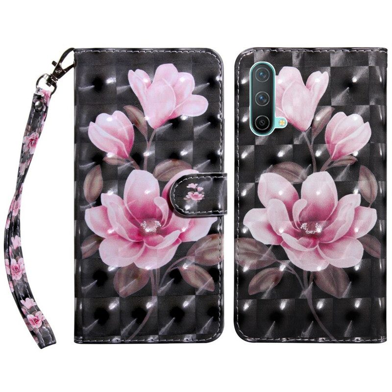 Flip Case voor OnePlus Nord CE 5G Bloesem Bloemen