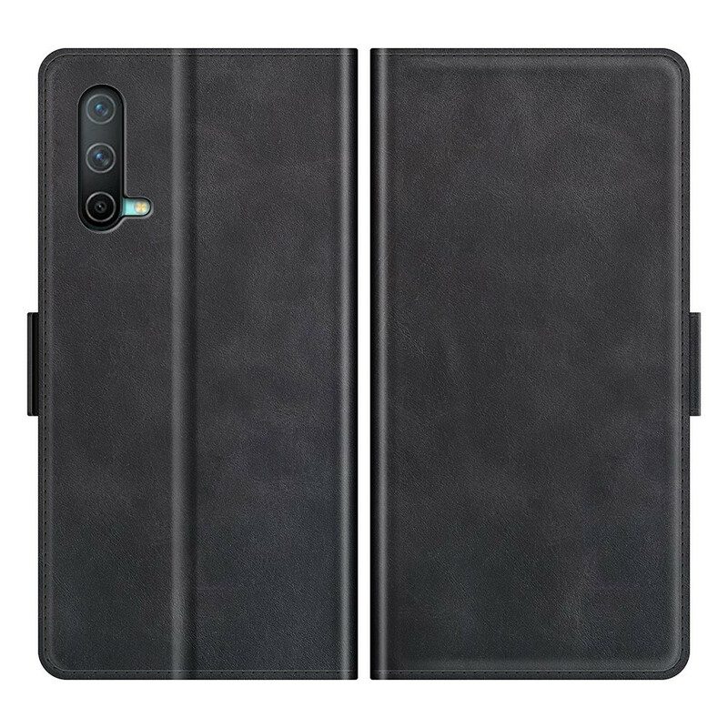 Folio-hoesje voor OnePlus Nord CE 5G Flip Case Klassieke Dubbele Klep