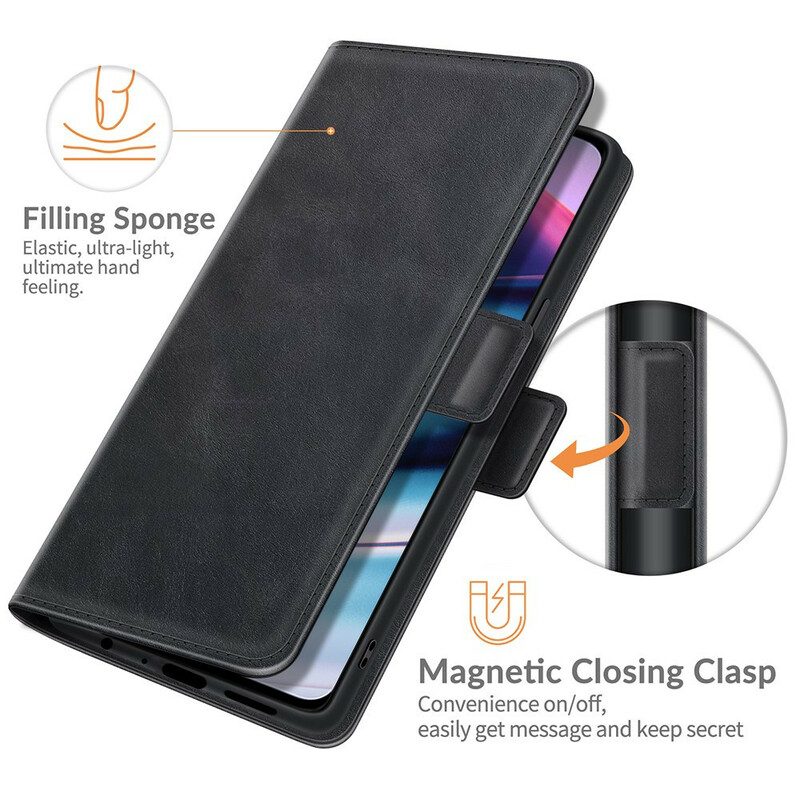 Folio-hoesje voor OnePlus Nord CE 5G Flip Case Klassieke Dubbele Klep