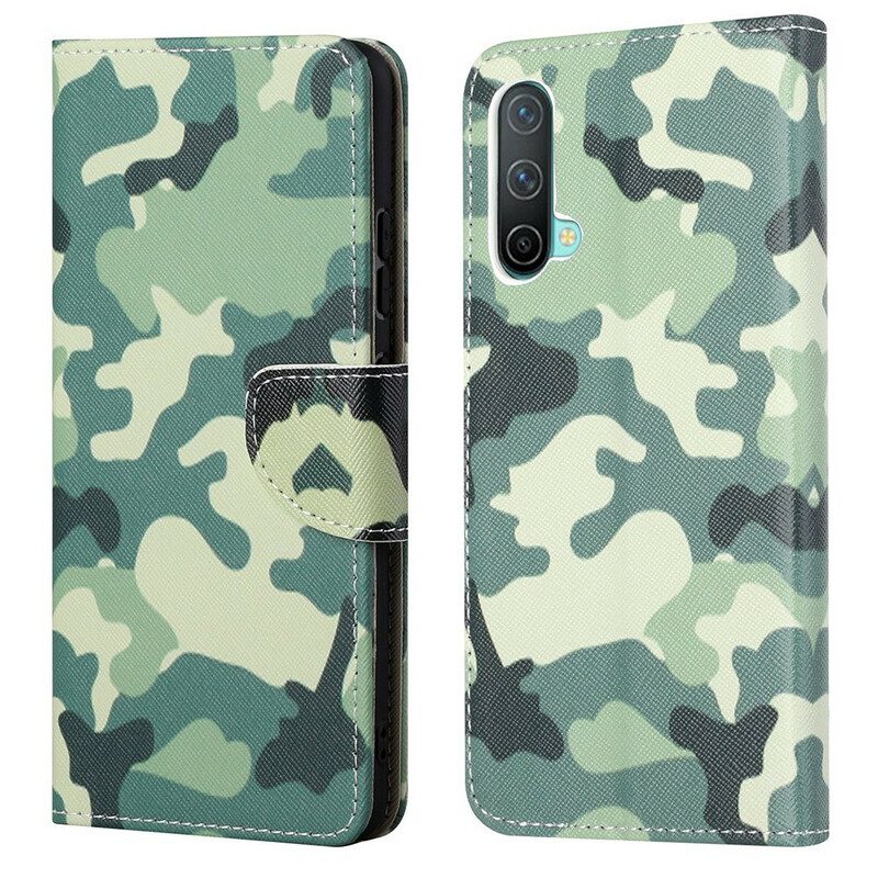 Folio-hoesje voor OnePlus Nord CE 5G Militaire Camouflage