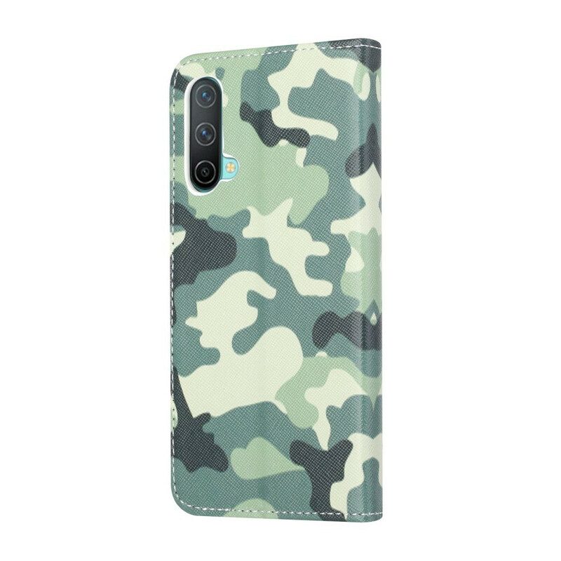 Folio-hoesje voor OnePlus Nord CE 5G Militaire Camouflage