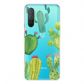 Hoesje voor OnePlus Nord CE 5G Aquarel Cactussen