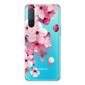 Hoesje voor OnePlus Nord CE 5G Kleine Roze Bloemen