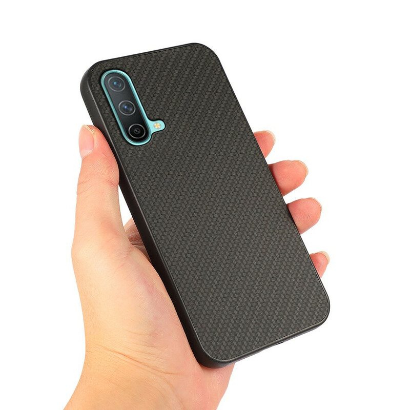 Hoesje voor OnePlus Nord CE 5G Koolstofvezel Kleur