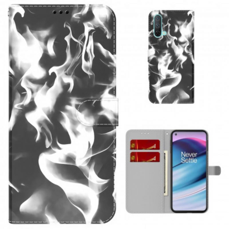 Leren Hoesje voor OnePlus Nord CE 5G Abstract Patroon