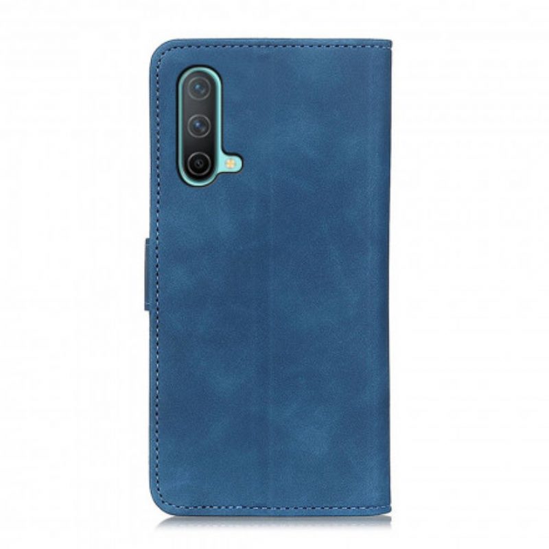 Leren Hoesje voor OnePlus Nord CE 5G Khazneh Vintage Leereffect