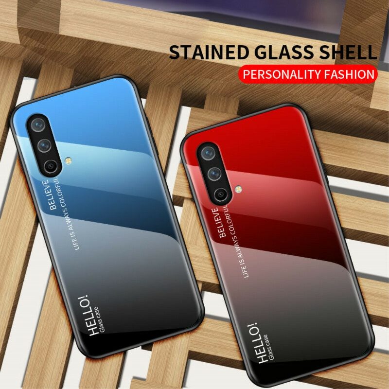 Telefoonhoesje voor OnePlus Nord CE 5G Gehard Glas Hallo