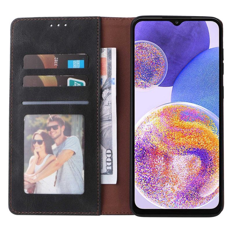 Bescherming Hoesje voor Samsung Galaxy A23 5G Folio-hoesje Kunstleer