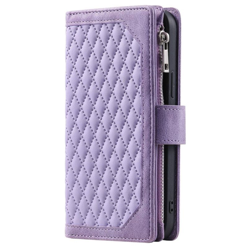 Flip Case voor Samsung Galaxy A23 5G Gewatteerde Stijl