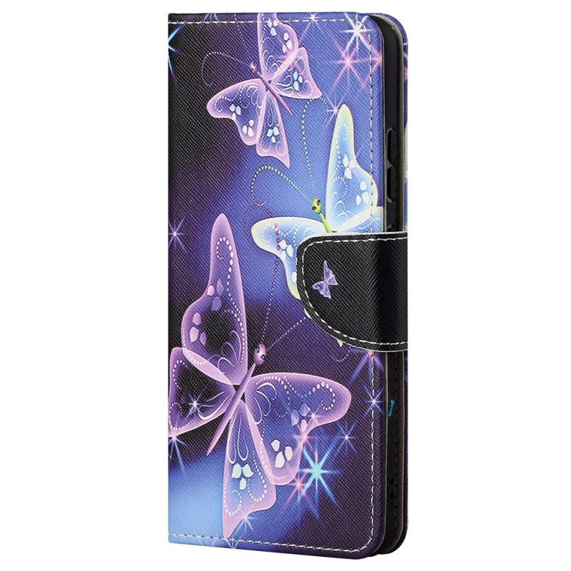 Flip Case voor Samsung Galaxy A23 5G Magische Vlinders