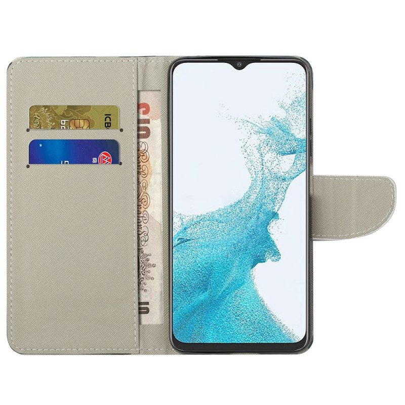 Flip Case voor Samsung Galaxy A23 5G Magische Vlinders