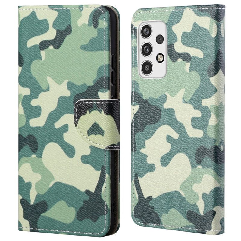 Folio-hoesje voor Samsung Galaxy A23 5G Militaire Camouflage