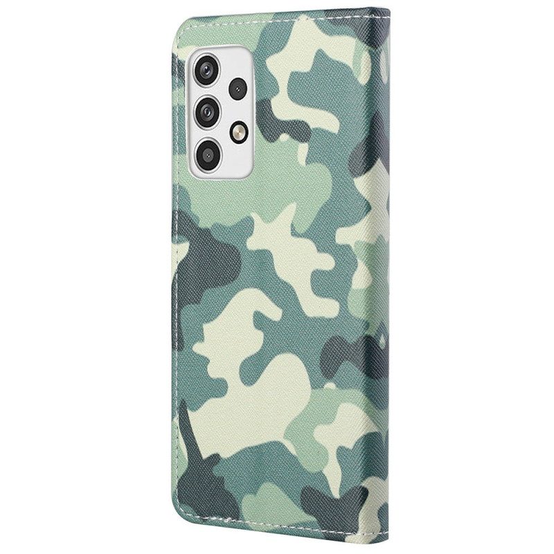 Folio-hoesje voor Samsung Galaxy A23 5G Militaire Camouflage