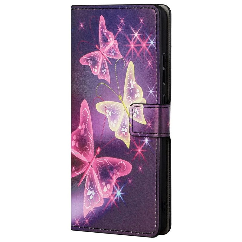 Folio-hoesje voor Samsung Galaxy A23 5G Vlinders