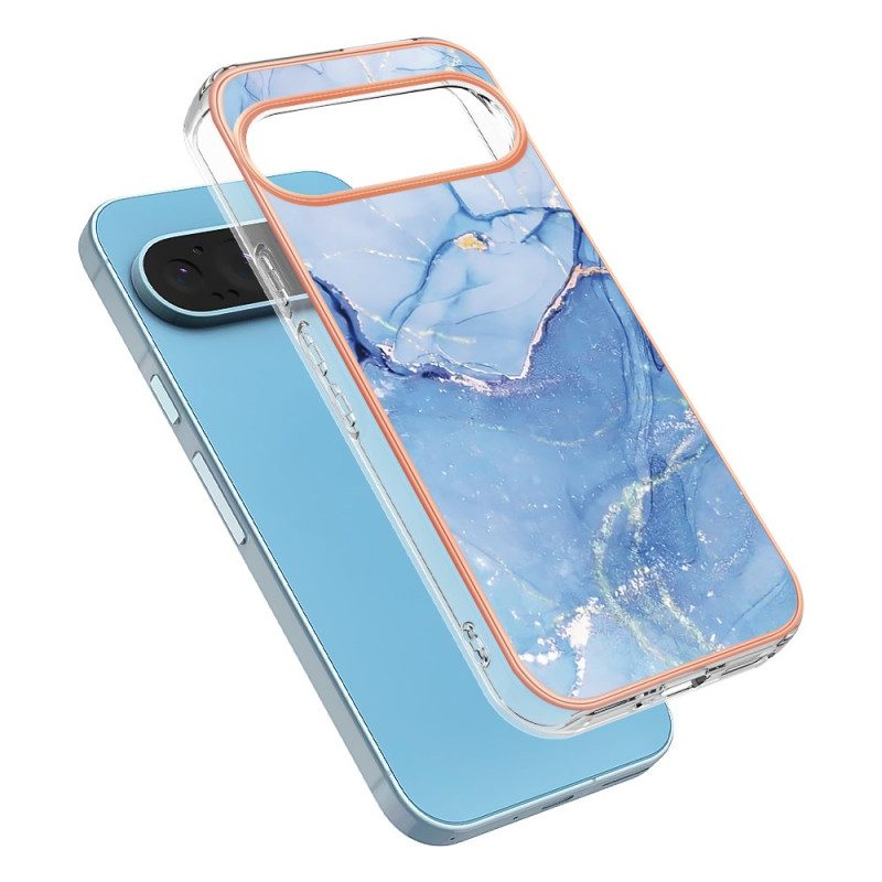 Case Hoesje Google Pixel 9 Pro Xl Telefoonhoesje Marmeren Stijl