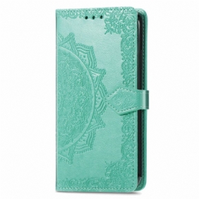 Folio-hoesje Google Pixel 9 Pro Xl Telefoonhoesje Barok Mandala Met Bandje