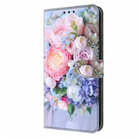 Folio-hoesje Google Pixel 9 Pro Xl Telefoonhoesje Boeket Bloemen