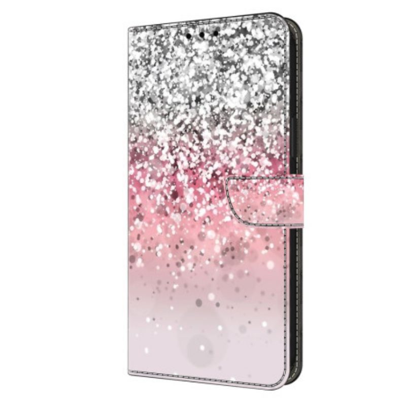 Leren Hoesje Google Pixel 9 Pro Xl Verloopglitter Bescherming Hoesje