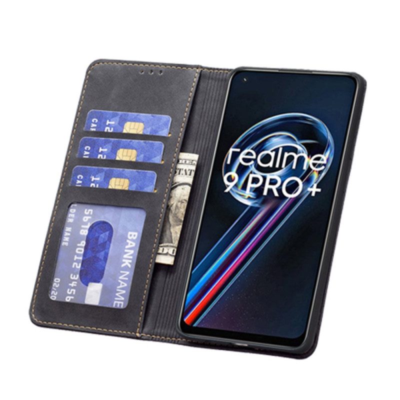 Bescherming Hoesje voor Realme 9 Pro Plus Folio-hoesje Binfen-kleur