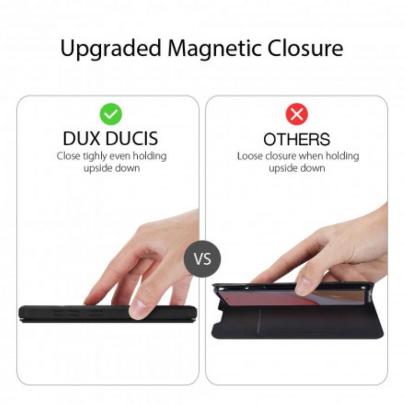 Bescherming Hoesje voor Samsung Galaxy A72 4G / A72 5G Folio-hoesje Magnetische Dux Ducis