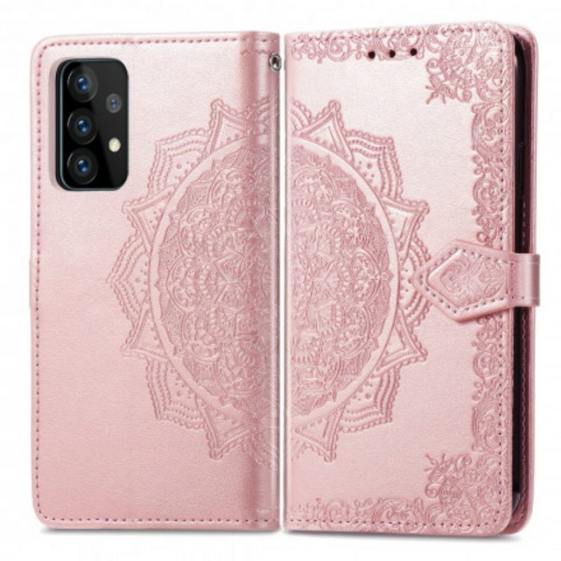 Flip Case voor Samsung Galaxy A72 4G / A72 5G Mandala Middeleeuwen