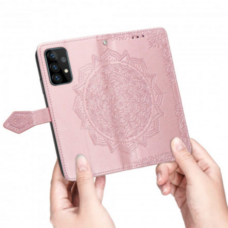 Flip Case voor Samsung Galaxy A72 4G / A72 5G Mandala Middeleeuwen